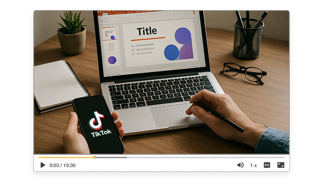 Turn Ppt Into Tiktok